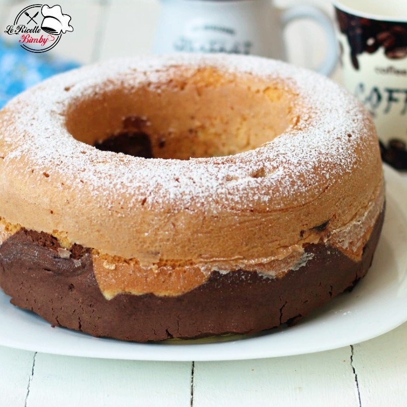 CIAMBELLA BICOLORE ALLO YOGURT BIMBY