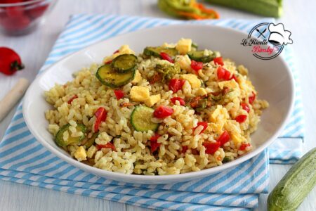 INSALATA DI RISO CON FRITTATA 