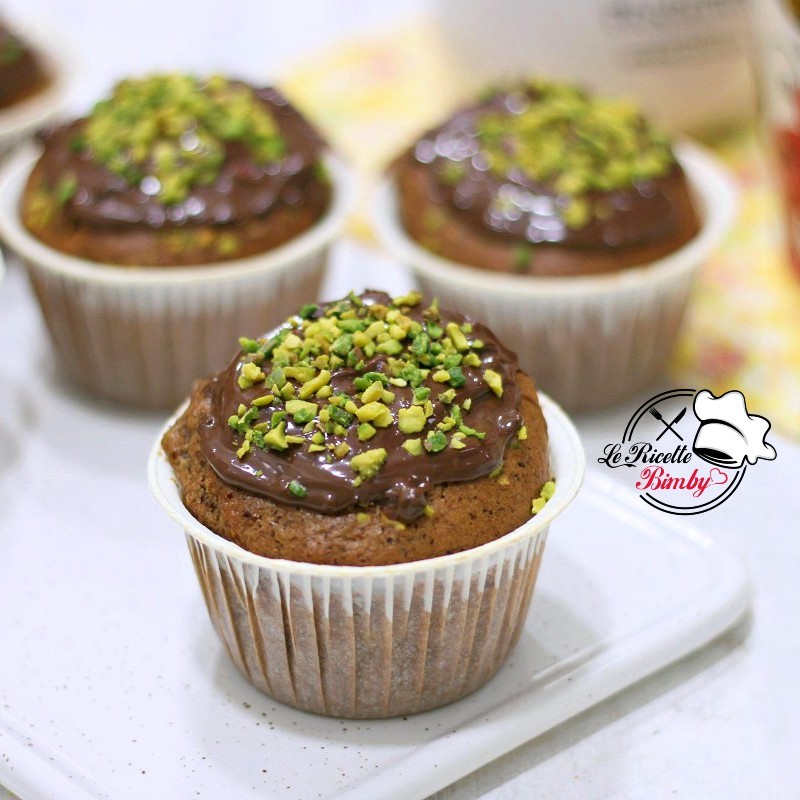 MUFFIN AL PISTACCHIO E NUTELLA BIMBY
