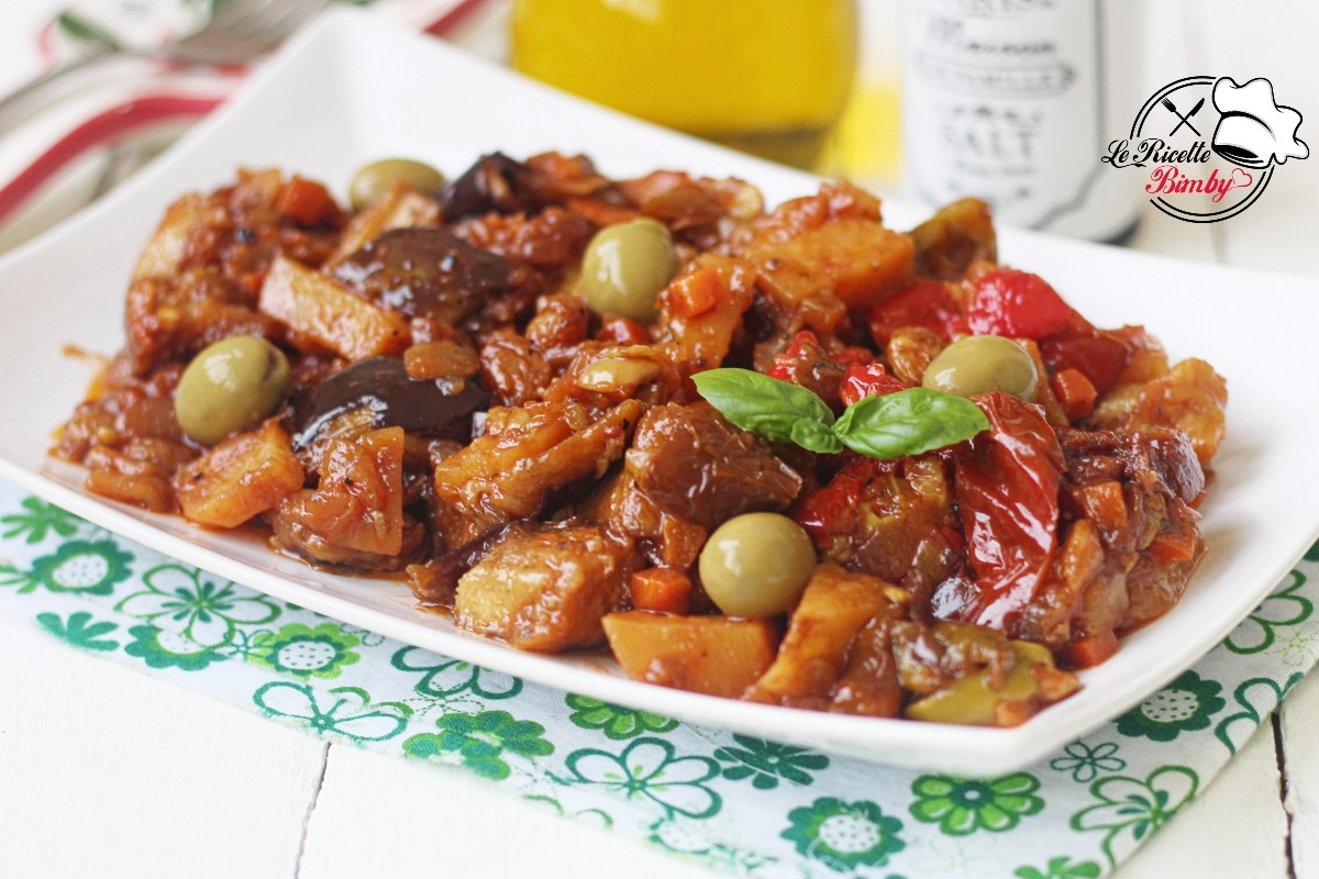 RICETTA CAPONATA SICILIANA BIMBY