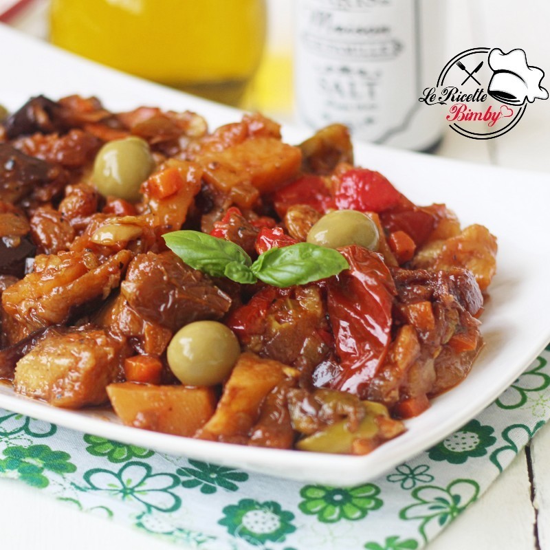 RICETTA CAPONATA SICILIANA BIMBY