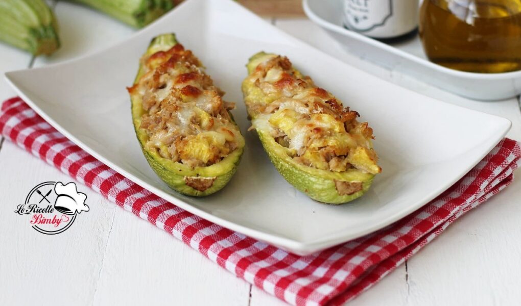ZUCCHINE RIPIENE DI TONNO BIMBY