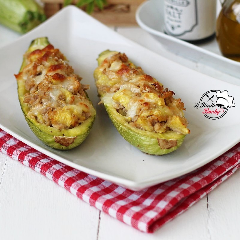 ZUCCHINE RIPIENE DI TONNO BIMBY