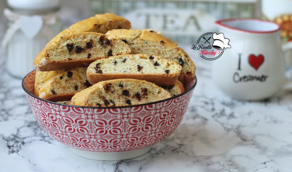 CANTUCCINI CON GOCCE DI CIOCCOLATO BIMBY
