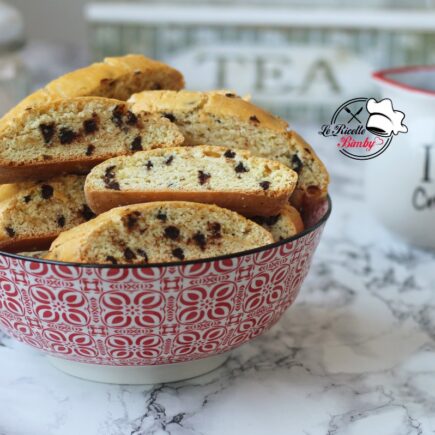 CANTUCCINI CON GOCCE DI CIOCCOLATO BIMBY