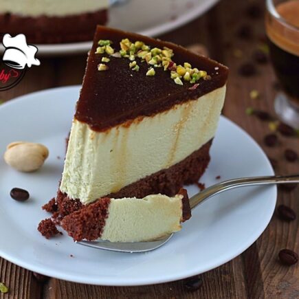 CHEESECAKE AL PISTACCHIO E CAFFÈ BIMBY