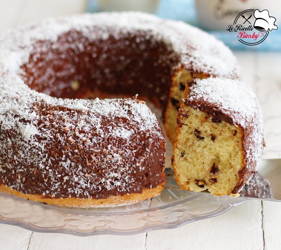 CIAMBELLA AL COCCO E CIOCCOLATO BIMBY