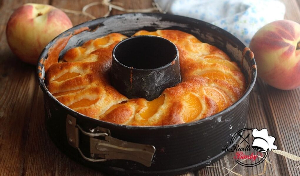 CIAMBELLONE ALLE PESCHE RICETTA BIMBY