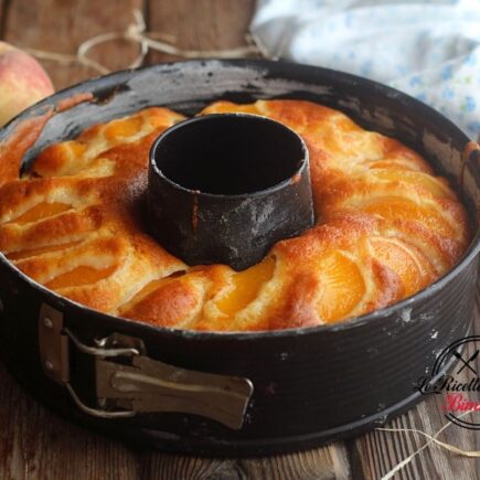CIAMBELLONE ALLE PESCHE RICETTA BIMBY