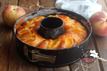 CIAMBELLONE ALLE PESCHE RICETTA BIMBY