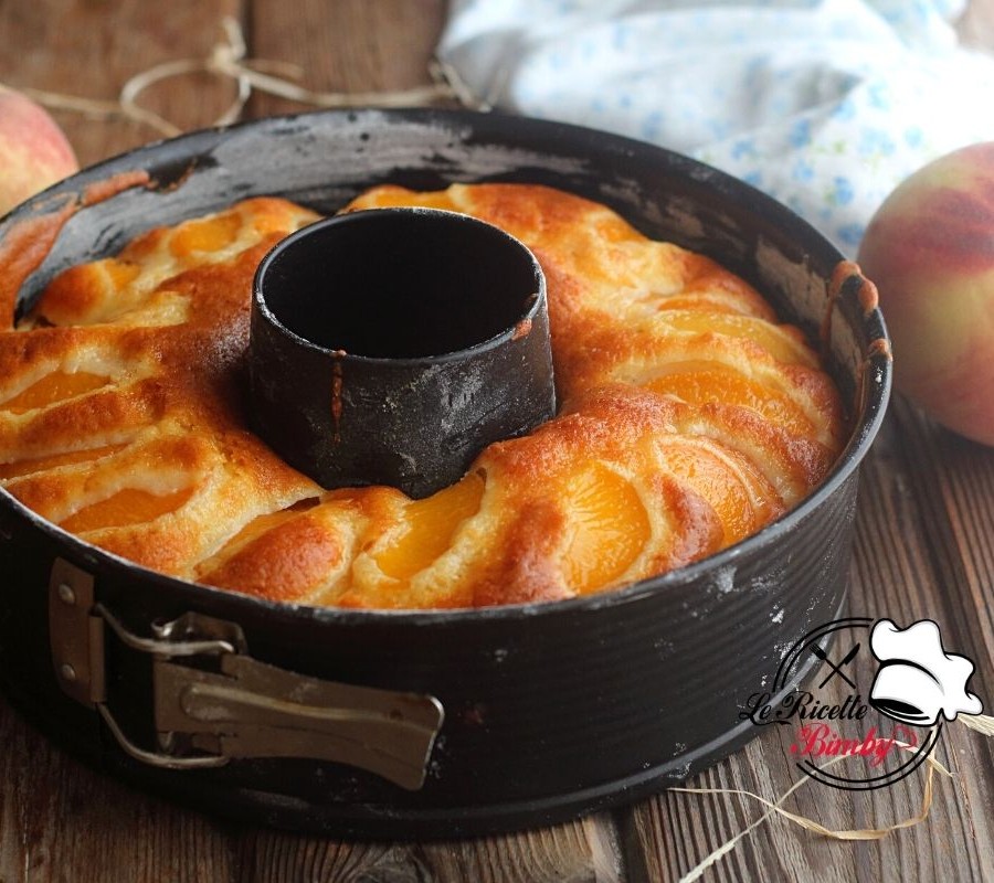 CIAMBELLONE ALLE PESCHE RICETTA BIMBY