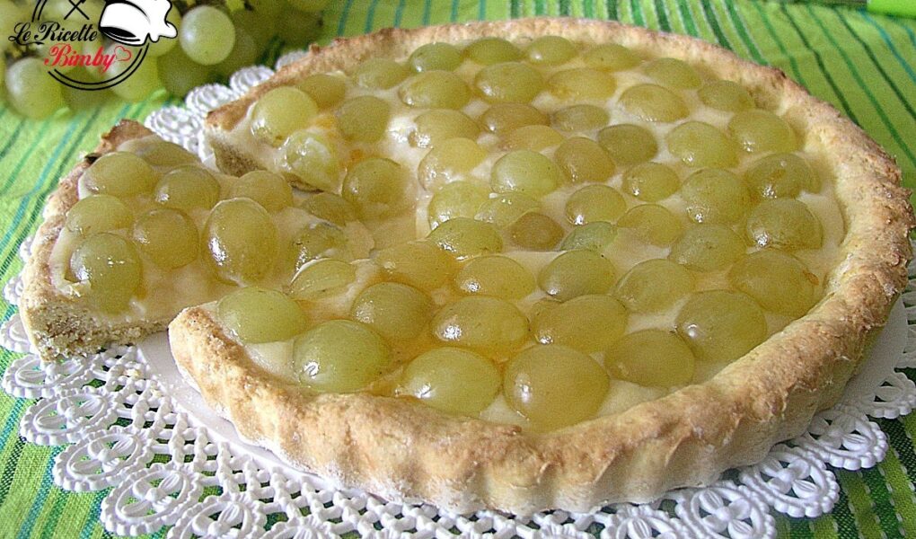 CROSTATA ALL'UVA E CREMA PASTICCERA BIMBY