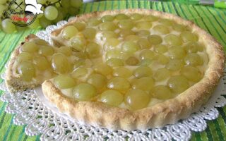 CROSTATA ALL'UVA E CREMA PASTICCERA BIMBY