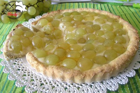 CROSTATA ALL'UVA E CREMA PASTICCERA BIMBY