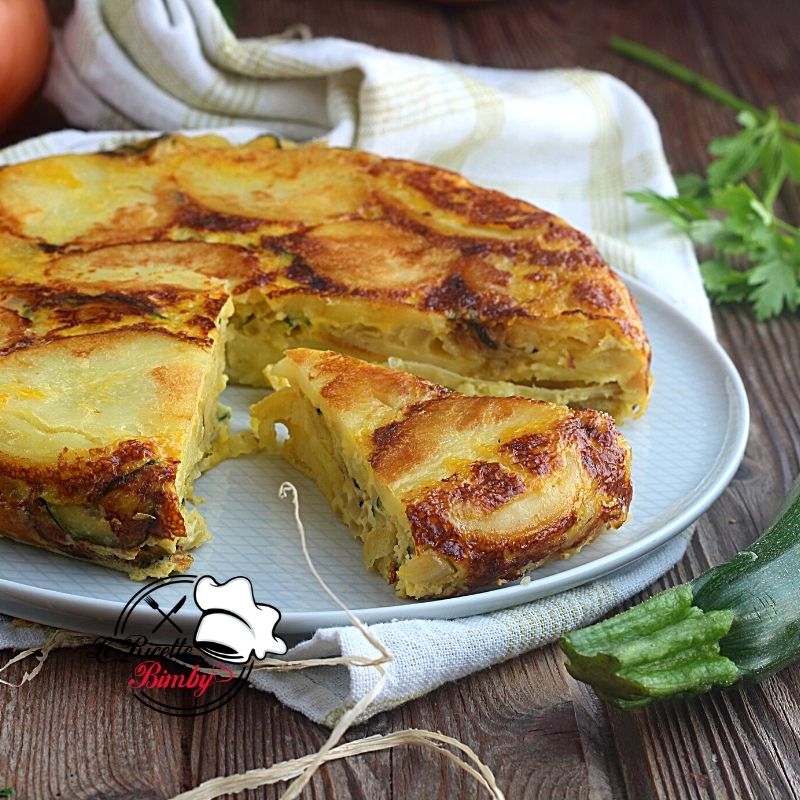 FRITTATA DI PATATE E ZUCCHINE RICETTA BIMBY
