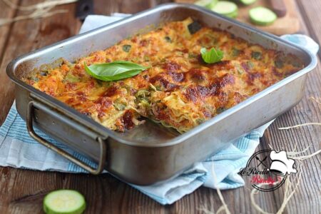 LASAGNE ALLE ZUCCHINE E SALSICCIA BIMBY