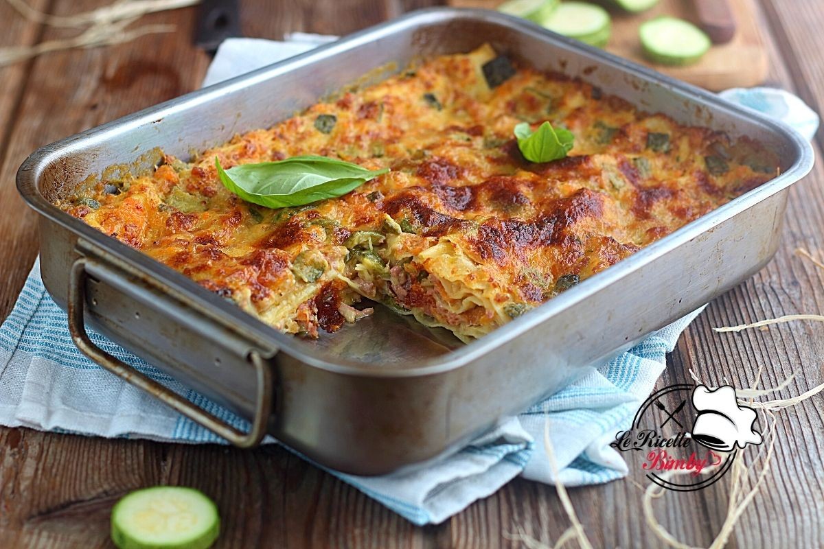 LASAGNE ALLE ZUCCHINE E SALSICCIA BIMBY