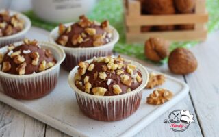 MUFFIN ALLE NOCI E CIOCCOLATO BIMBY