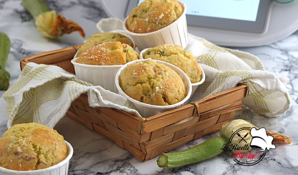 MUFFIN SALATI ALLE ZUCCHINE BIMBY