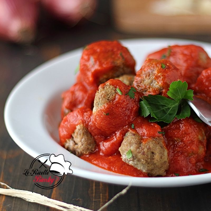 POLPETTE AL SUGO SENZA FRITTURA BIMBY 