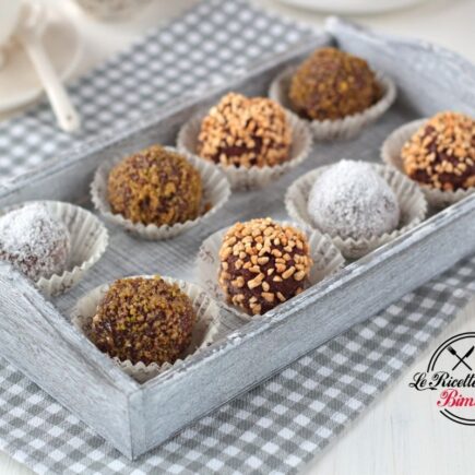 TARTUFI AL CIOCCOLATO FONDENTE BIMBY ev