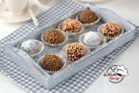 TARTUFI AL CIOCCOLATO FONDENTE BIMBY ev