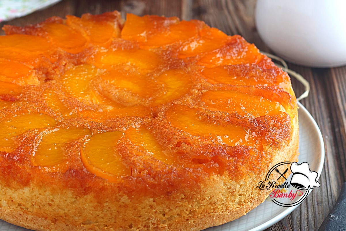 TORTA ALLE PESCHE ROVESCIATA BIMBY