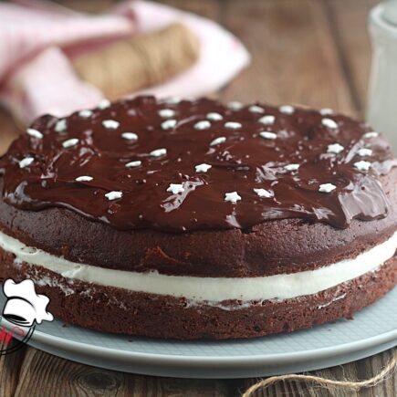 TORTA PINGUINO CON CREMA AL LATTE BIMBY