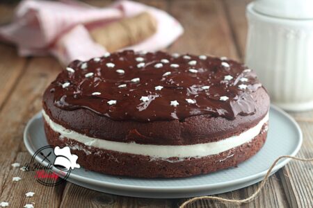 TORTA PINGUINO CON CREMA AL LATTE BIMBY