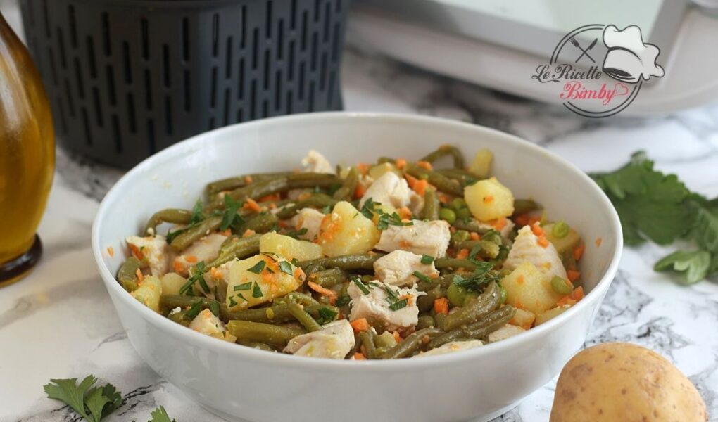 INSALATA FREDDA DI POLLO E VERDURE BIMBY