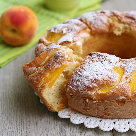 CIAMBELLA ALLE PESCHE FRESCHE BIMBY