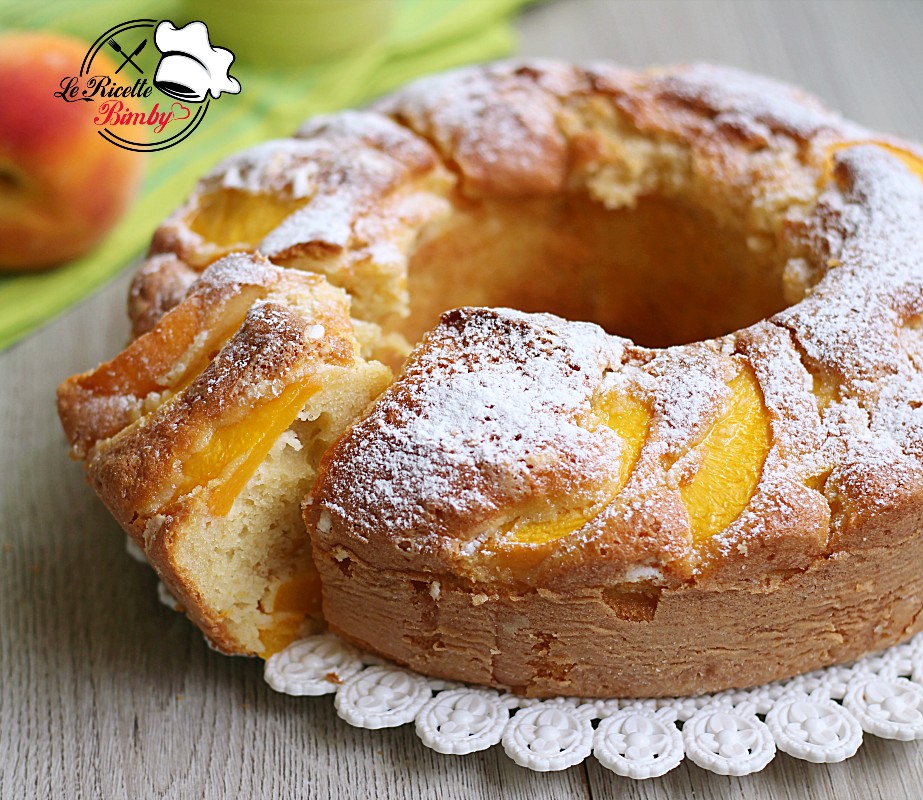 CIAMBELLA ALLE PESCHE FRESCHE BIMBY