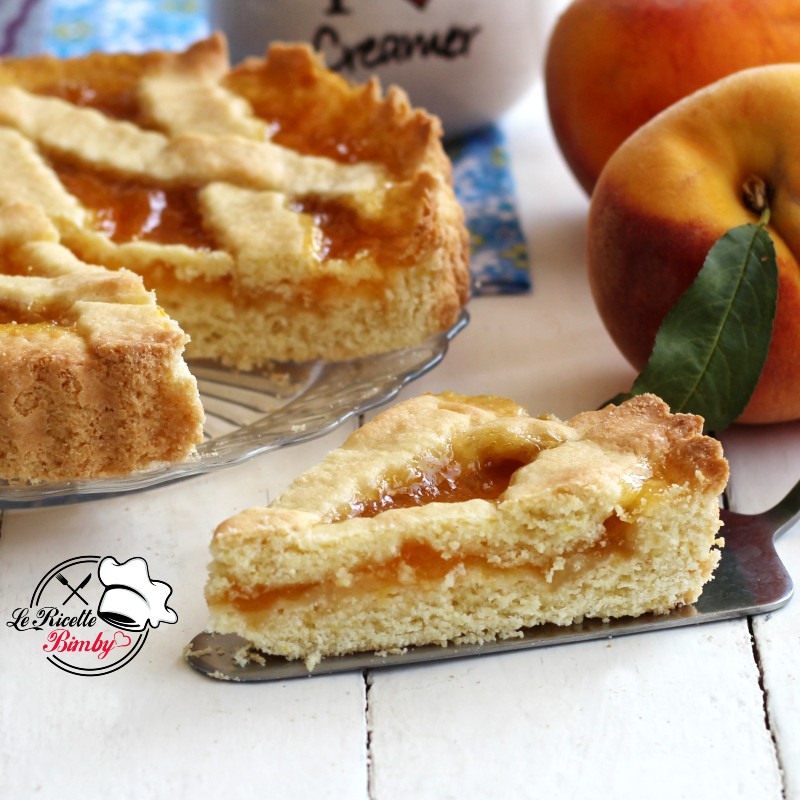 CROSTATA ALLA MARMELLATA DI PESCHE BIMBY