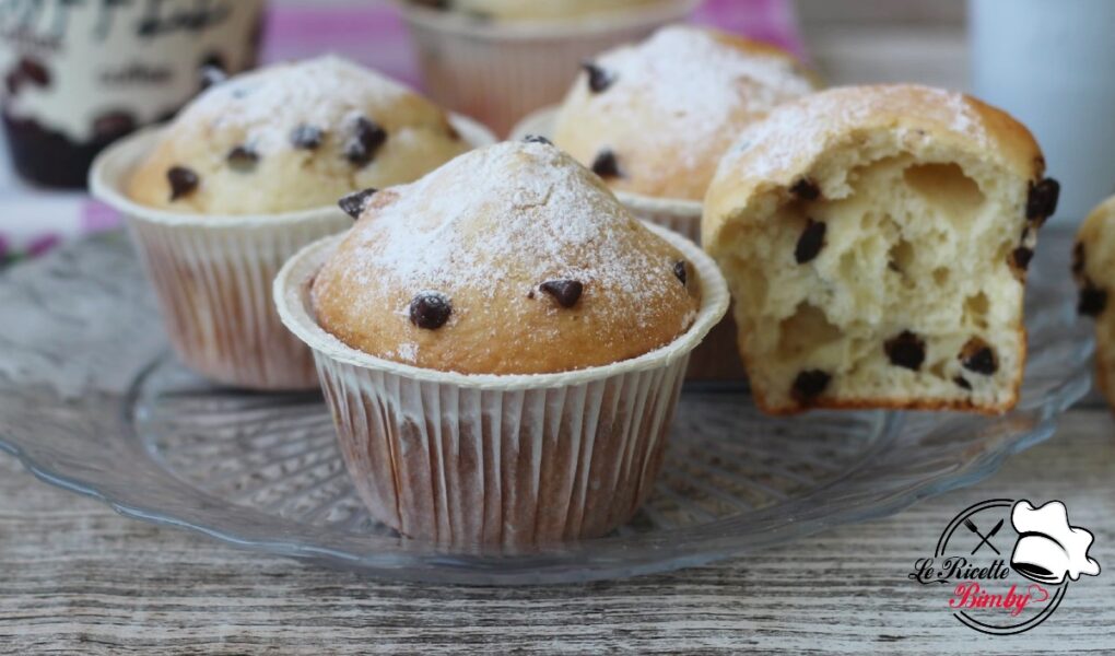 MUFFIN CON GOCCE DI CIOCCOLATO BIMBY
