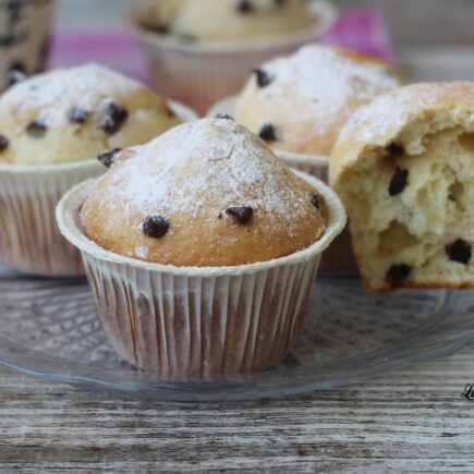 MUFFIN CON GOCCE DI CIOCCOLATO BIMBY