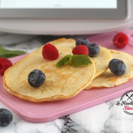 PANCAKE CON ALBUMI RICETTA BIMBY