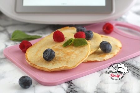 PANCAKE CON ALBUMI RICETTA BIMBY