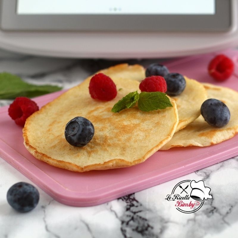 PANCAKE CON ALBUMI RICETTA BIMBY
