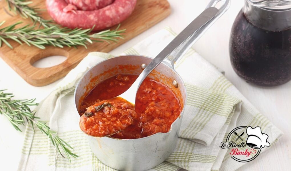 RAGÙ DI SALSICCIA VELOCE RICETTA BIMBY