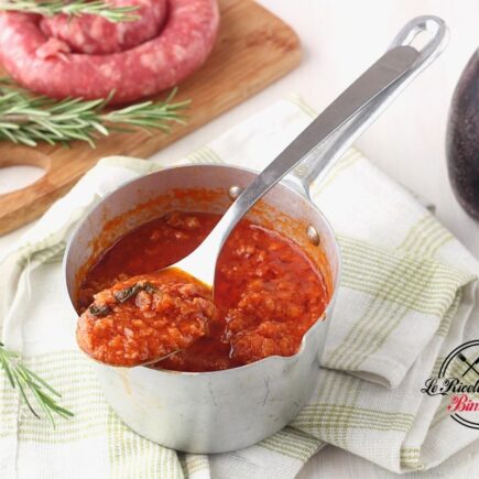 RAGÙ DI SALSICCIA VELOCE RICETTA BIMBY
