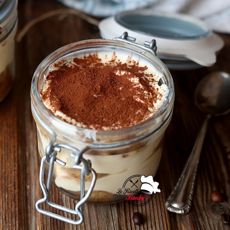 TIRAMISU IN BARATTOLO RICETTA BIMBY 