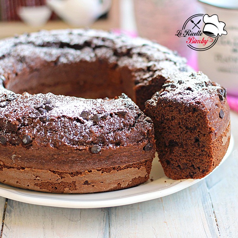 CIAMBELLA AL CIOCCOLATO E MANDORLE BIMBY