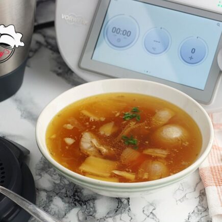 COME FARE IL BRODO DI CARNE CON IL TM6 BIMBY