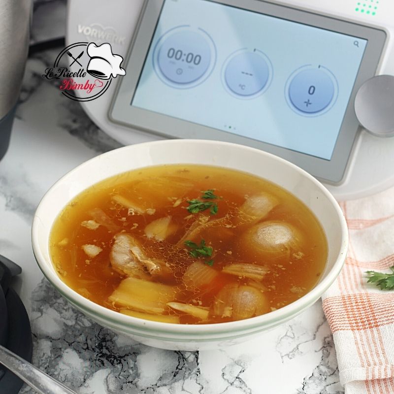 COME FARE IL BRODO DI CARNE CON IL TM6 BIMBY 