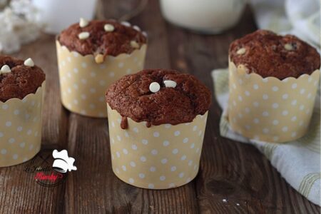 MUFFIN AL CACAO BIMBY SENZA BURRO