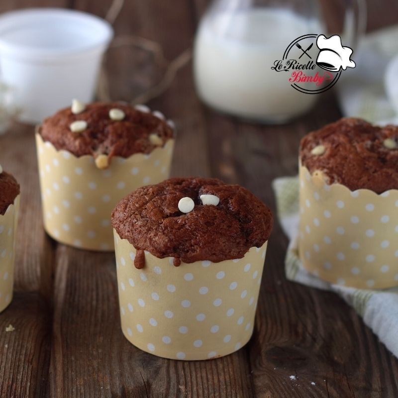 MUFFIN AL CACAO BIMBY SENZA BURRO