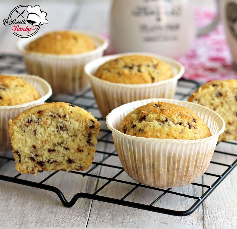 MUFFIN AL COCCO E CIOCCOLATO BIMBY