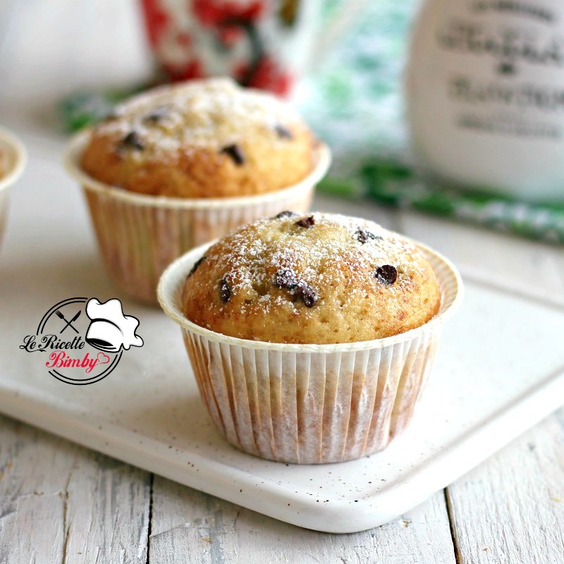 MUFFIN ALLA BANANA E CIOCCOLATO BIMBY MUFFIN ALLA BANANA E CIOCCOLATO BIMBY