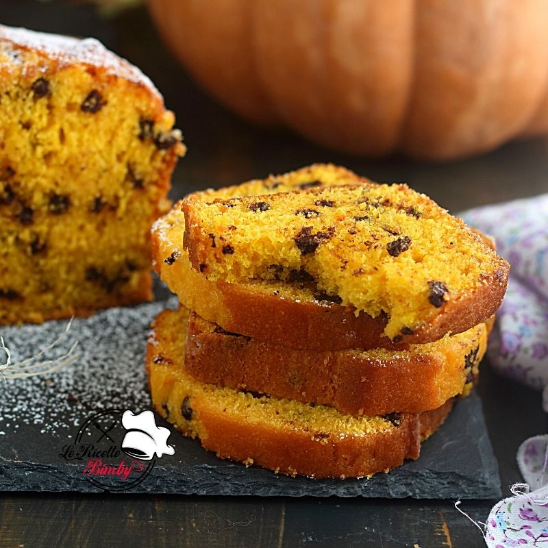 PLUMCAKE ALLA ZUCCA E GOCCE DI CIOCCOLATO