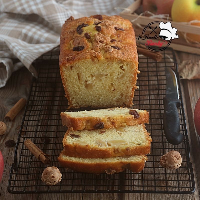 PLUMCAKE MELE E AMARETTI RICETTA BIMBY